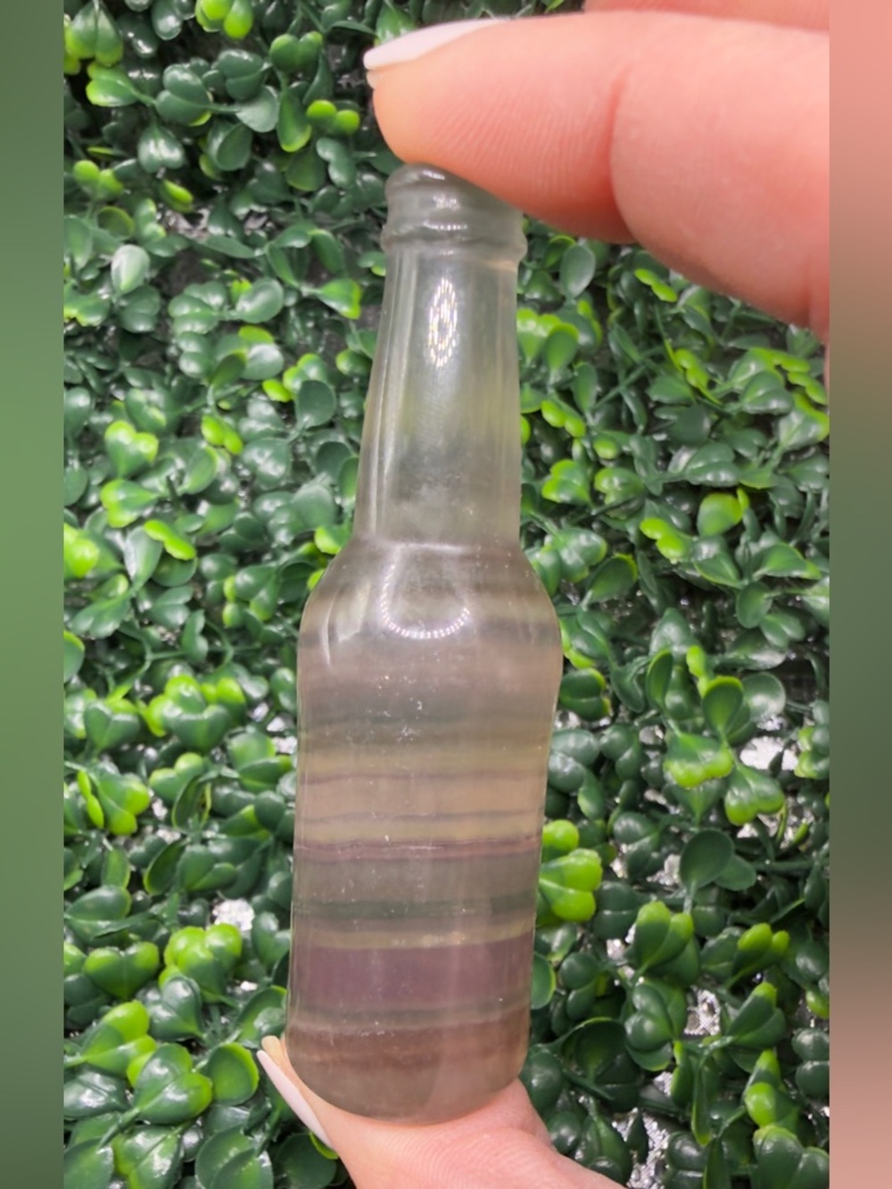 Candy Fluorite Bottle Carving